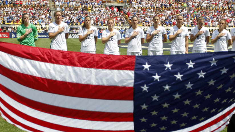 USWNT flag photo