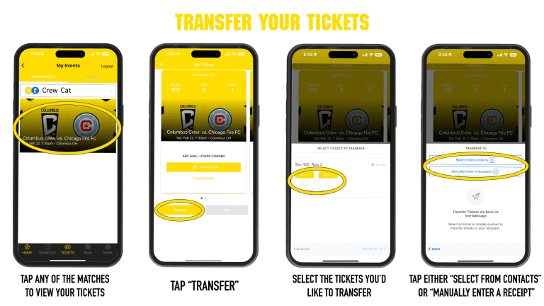 transfer tickets
